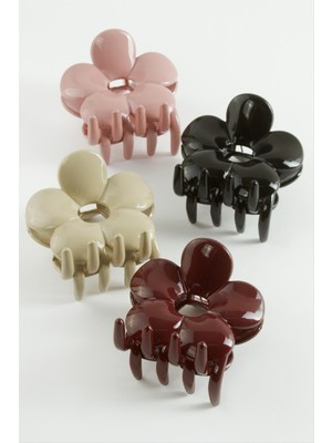 Fantastik Store Çiçek Renkli Mandal Toka 8 cm