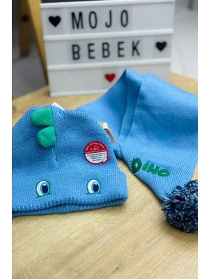 Kitti Erkek Çocuk Atkı Bere Ikili Takım K2317502 Mavi