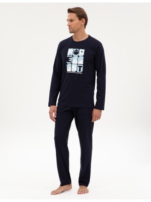 Pierre Cardin Erkek Lacivert Pijama Takımı 50322655-200
