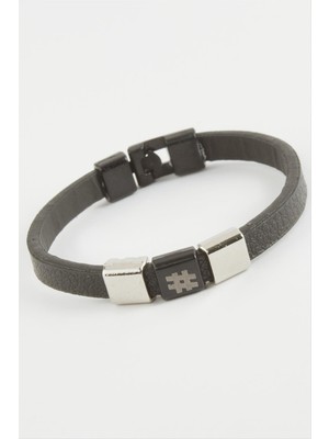 Fantastik Store Kare Kaliteli Suni Deri Bileklik