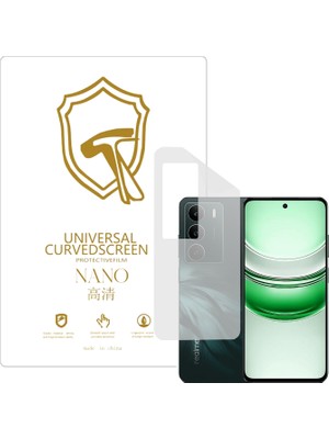 Microcase Realme C75 ile Uyumlu Full Tpu Nano Arka Ekran Koruma Filmi - EKM102