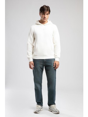 Lee Cooper Ricky Yüksek Bel Düz Kesim Düz Paça Francesca Flc Stone Erkek Jean Pantolon