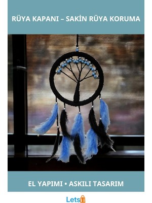 Letsii Siyah Hayat Ağacı Rüya Kovaçı 57 cm