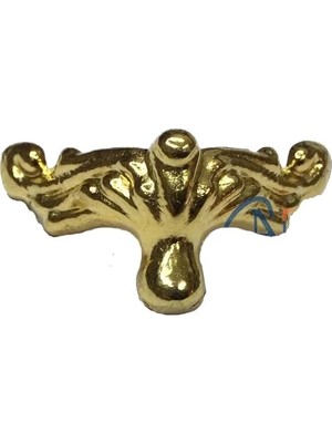 Bilfold Köşe Etekli Sandık Ayağı, Kutu Ayak 1,5 cm - Sarı