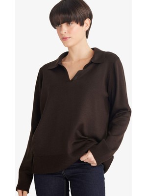 DeFacto Regular Fit Polo Yaka Triko Kazak F0405AX25WN