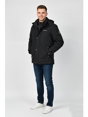 Dynamo Erkek Kapüşonlu Spor Mont 2 Parça Regular Fit 3362 BGL-ST04898