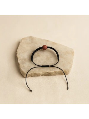 Tuffy Design Yıldız Taşı Tekli Doğal Taş Makrome Örgülü Bileklik