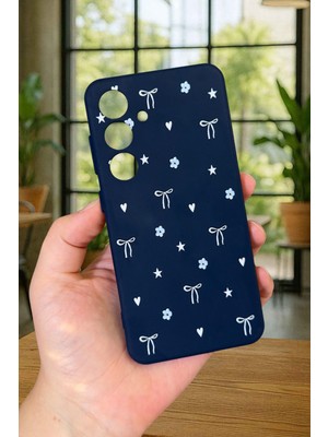 Vip Case Samsung Galaxy S24 - Mini Fiyonk Desenli Silikon Darbe Emici Klasik Korumalı Rubber Kılıf