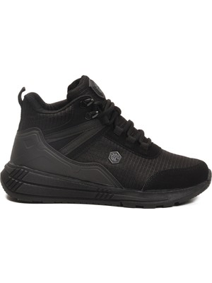 Aspor Siyah Bağcıklı Unisex Sneaker Bot
