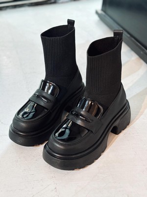 Zerenyus Wanye Premium Siyah Triko Streçli Bot