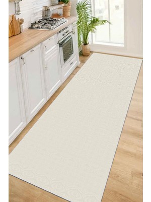 Bazaar Forum Pamuk Taban Dijital Baskı Kaymaz Tüy Dökmeyen Makinada Yıkanabilir Salon Halısı Mutfak Halısı