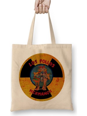 Toyaso Los Pollos Hermanos Danger Contamination Bez Çanta Uzun Saplı Alışveriş Çantası Plaj Çantası