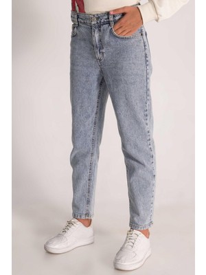 Dmb Mojo Kız Çocuk 9-14 Yaş Slim Fit Jean Pantolon 9586 Kot Mavi