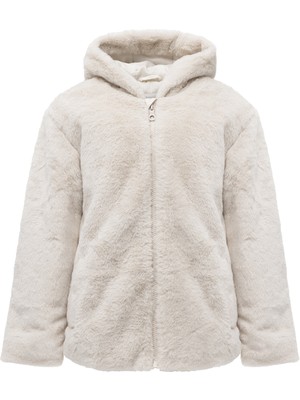 Name It Nkfmıla Jacket W Hood Pb Grı Kız Çocuk Mont