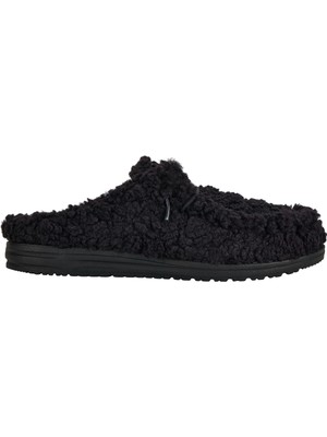 Hey Dude Yün Siyah Erkek Günlük Ayakkabı Wally Slipper