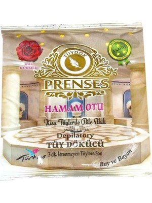 Prenses Hamam Otu Gül Kokulu Tüy Dökücü Toz 1 Adet 200 gr