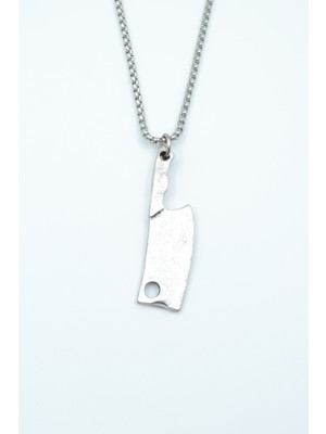 IDR Satır - Gastronomi Gümüş Kaplama Örme Zincir Kolye