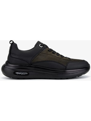 Valmenti Erkek Hakiki Deri Siyah Sneakers & Spor Ayakkabı 298 3174-5018 Erk Ayk SK25-26 Syh Mat/hk Dnt