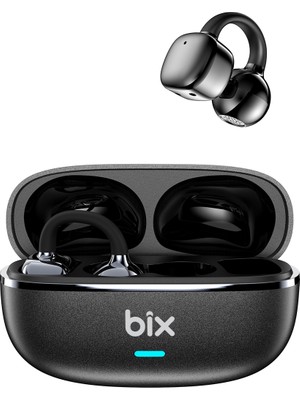 Bix Ows1 Bluetooth 5.4 Ultra Hafif Open-Ear Tasarım Klipsli Kablosuz Kulak Içi Kulaklık