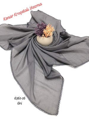 Sedef 6361 Düz Kenar Kroşetalı (Tığlı ) Yazma