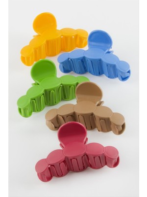 Fantastik Store Yuvarlak Renkli Mandal Toka 8 cm