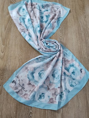 Cadde Dükkanı Ipekhan Çiçek Desenli Şal Yeşil