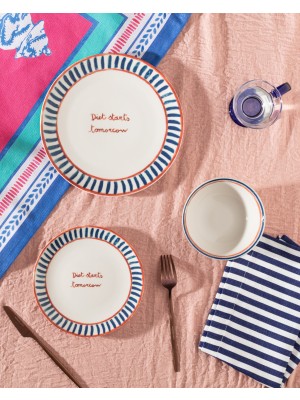 Madame Coco Formulaire 2 Kişilik 6 Parça Yemek Seti - Yeşil