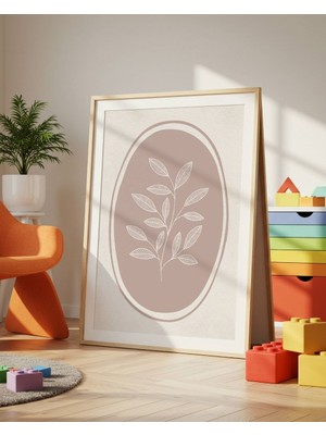 Fuart.Co Vintage Bitki Dijital Baskı Vintage Poster (Çerçevesiz) VIFU