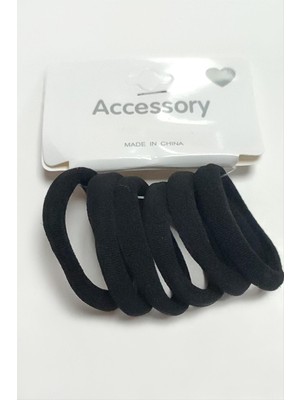 Fantastik Store 6 Adet Siyah Renkli Havlu Toka 4,5 cm