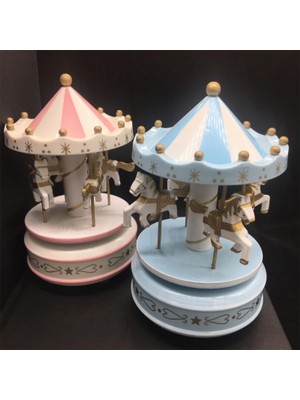 Marsilyan MUSİC BOX CAROUSEL MÜZİKLİ ATLI KARINCA (K95)