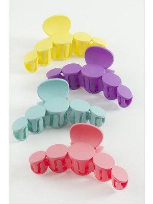 Fantastik Store Yuvarlak Renkli Mandal Toka 10 cm