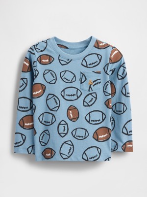 Gap Erkek Bebek Mavi Mix & Match Cepli T-Shirt