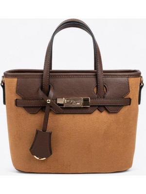 Silver & Polo SP1185 Kadın El Çantası Taba-Kahve
