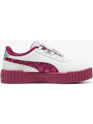Puma Carina 3.0 Hello Kitty & Friends Çocuk Beyaz Spor Ayakkabı