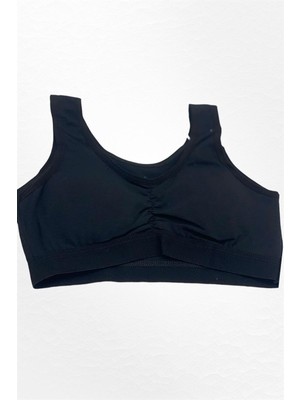 Katamino Kız Çocuk Geniş Askılı Yarım Atlet K128183 Siyah