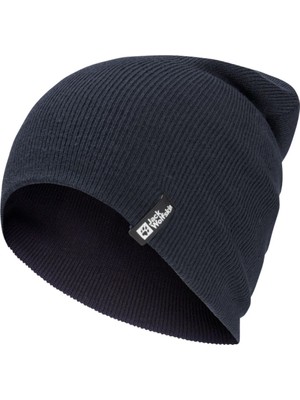 Jack Wolfskin Rib Beanie Unisex Mavi Bere
