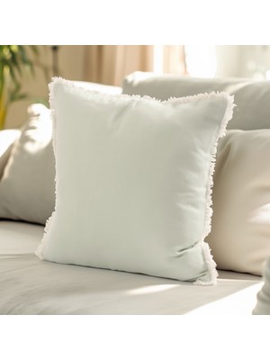 Matmel Soft Hana Kırlent - Su Yeşili - 45X45 cm