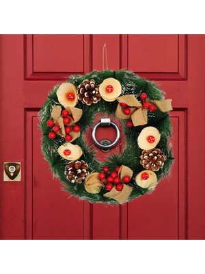 Party Country Yılbaşı Dekor Çelenk 30 cm