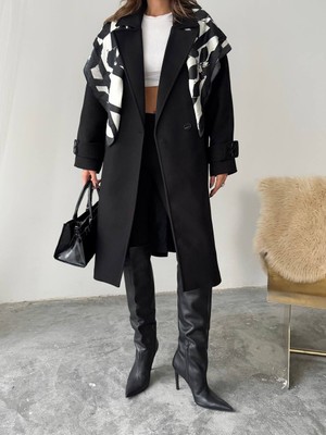 Zeynep Öykü Style Kadın Kaşe Kaban