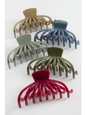 Fantastik Store Taraklı Renkli Mandal Toka 11 cm