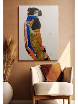 Kanvas Duvar Tablosu Tekli Hd Dijital Baskı Dikey Canvas Tablo Boho Klasik Modern 127