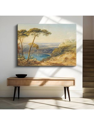 J.m.w. Turner Italyan Kıyıları Deniz Manzarası Kanvas Tablo Duvar Tablosu Dekoratif Ressam Tablosu