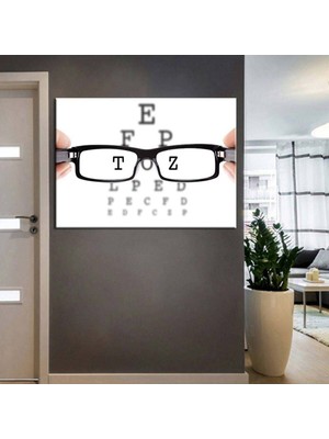 Göz Hastanesi, Göz Sağlığı Merkezi Tabloları 25 Hd Dijital Baskı Yatay Kanvas Tablo 124