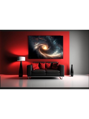 Uzay ve Galaxy Hd Baskı Kanvas Tablo Hd Dijital Baskı Yatay Kanvas Tablo Dekoratif