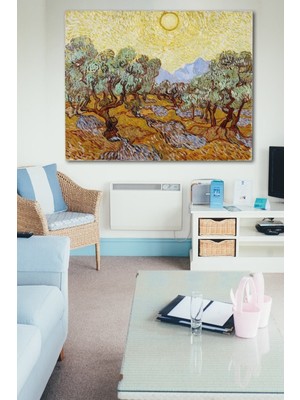 Vincent Van Gogh - Zeytin Ağaçları Hd Dijital Baskı Yatay Kanvas Tablo Ofis Dekor