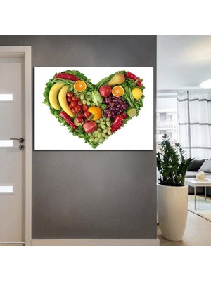 Gülsen Art Beslenme Uzmanı ve Diyetisyen Dekorasyon Tabloları Kns-16 Hd Dijital Baskı Yatay Kanvas Tablo 5