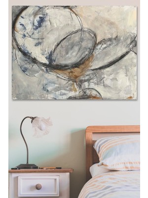 Gülsen Art Soyut Dikenli Teller ve Özgürlük Hd Dijital Baskı Yatay Kanvas Tablo Oturma Odası Dekoru