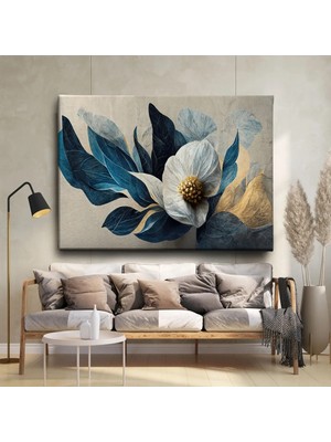 Dekor Ofisi Soyut Sanat Cennet Çiçeği Dekoratif Kanvas Tablo Hd