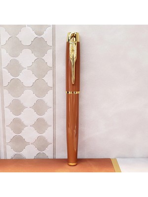 MCM Group Taba Rengi Metal Tükenmez Kalem