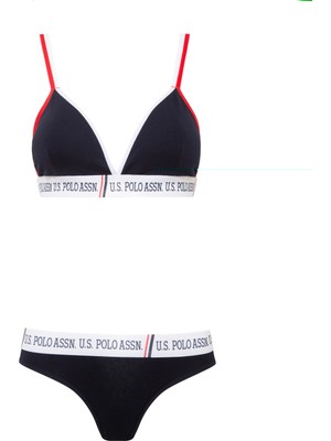 U.S. Polo Assn. Kadın Lacivert Büstiyer Takım